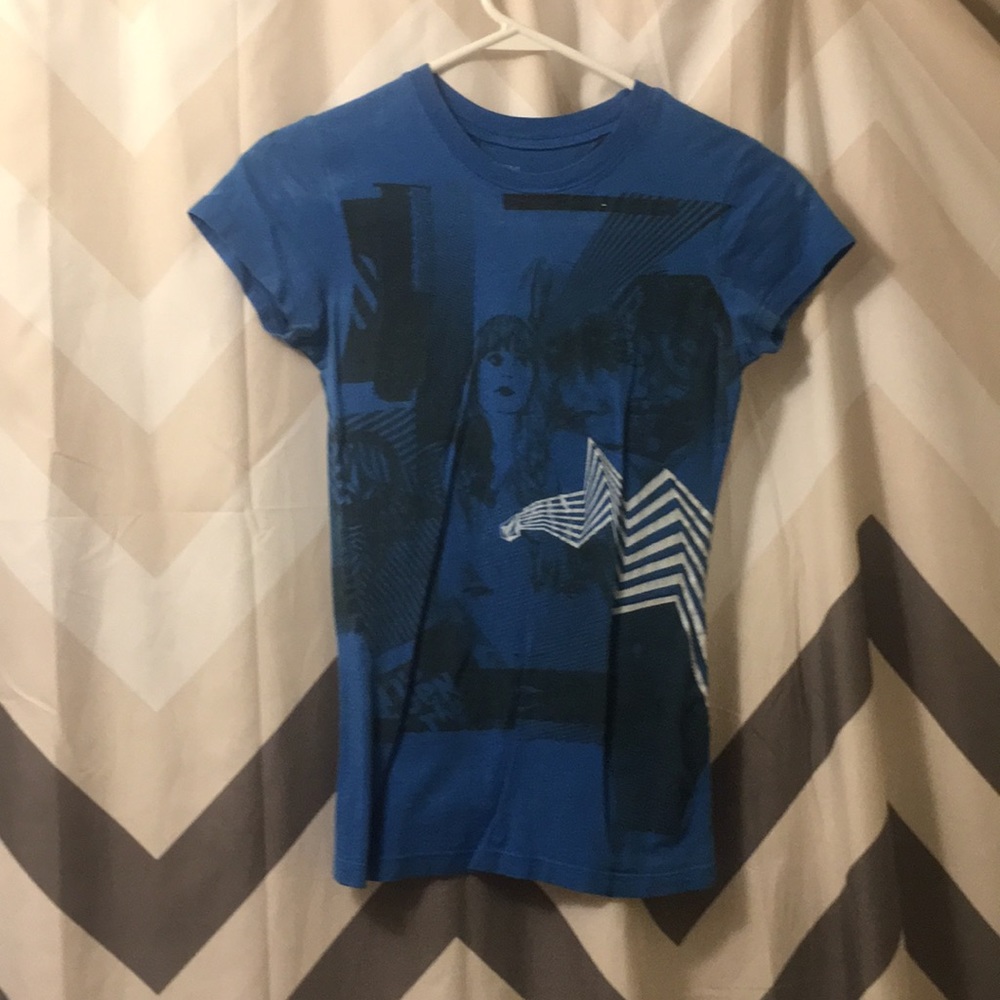 XS Volcom Short-Sleeved Blue Shirt